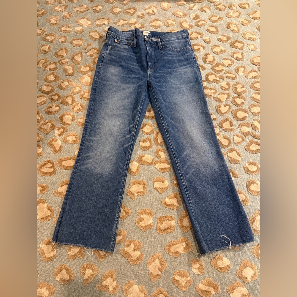 J. Crew Women's 9” Billie Demi Boot Crop Jeans